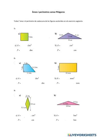 Àrees de figures planes sense Pitàgores