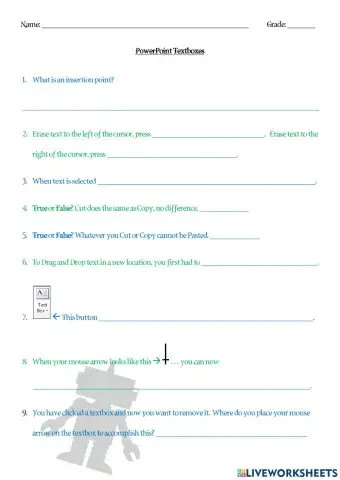 PowerPoint Textboxes