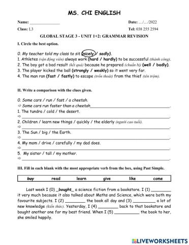 Viet-Teacher-L3-U12-GRAM-REVISION