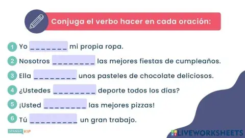 A1 - El Verbo hacer