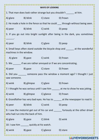 Ways of looking - walking