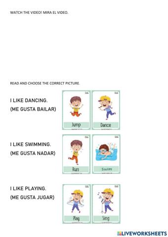 What do you like to do?