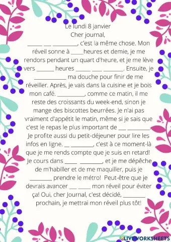 Cher journal