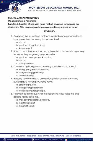 Magagalang na Pananalita