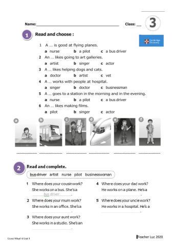 GW4 Unit3 Vocabulary-Grammar