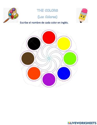 Los colores en ingles