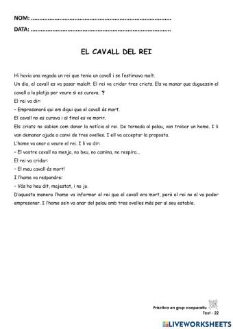 El cavall del rei