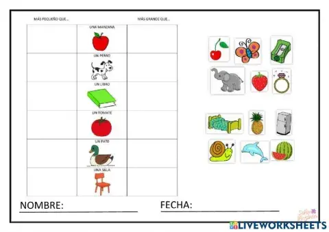 Más pequeño y más grande que