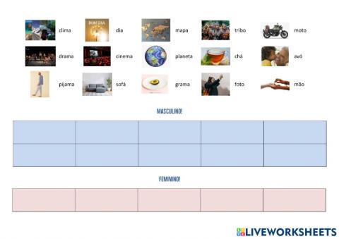 Masculino ou Feminino?