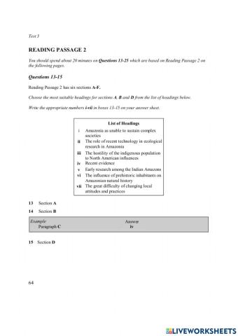 Ielts reading book 3 test 3 part 2
