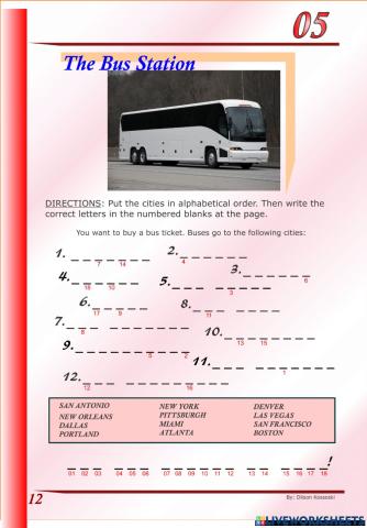 Top English - book 1 lesson 5 homework 2
