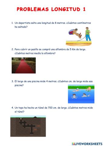 Problemas longitud 1