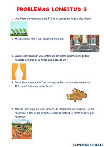 Problemas longitud