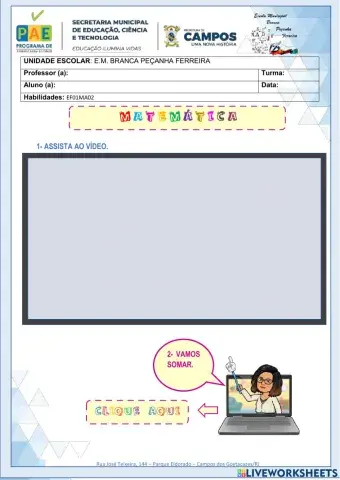 Ef01ma02 - adição 1 ano