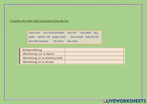 Jobs and Professions