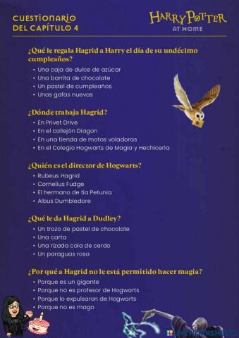 Harry Potter y la piedra filosofal - Cap. 4