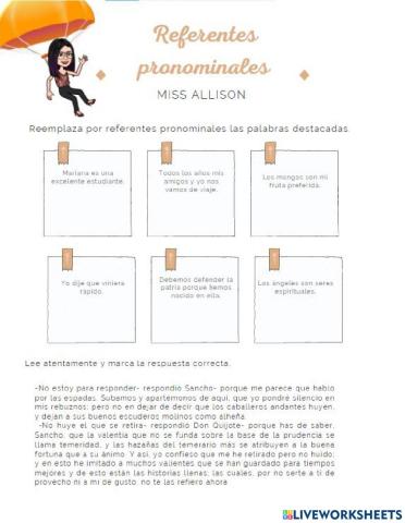 Referentes pronominales