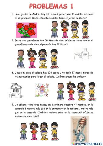 Problemas operaciones básicas