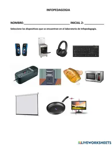 Dispositivos del laboratorio