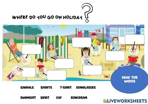 Unit6: i-m on holiday!