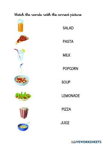 Match the words with the pictures