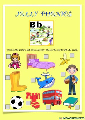 Jolly Phonics -b-