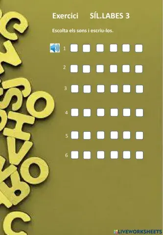 Síl·labes 3