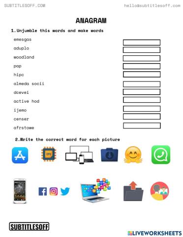 Technology vocabulary