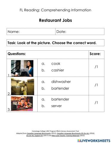 Restaurant Jobs