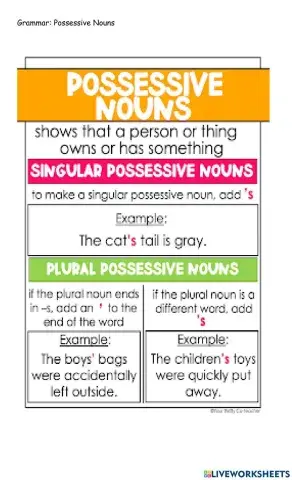 Possessive Nouns