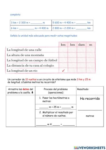 El metro y sus múltiplos