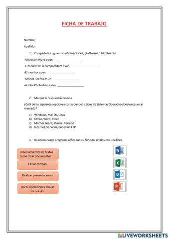 Ficha de trabajo-Informatica