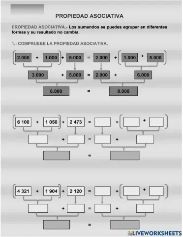 Propiedad asociativa