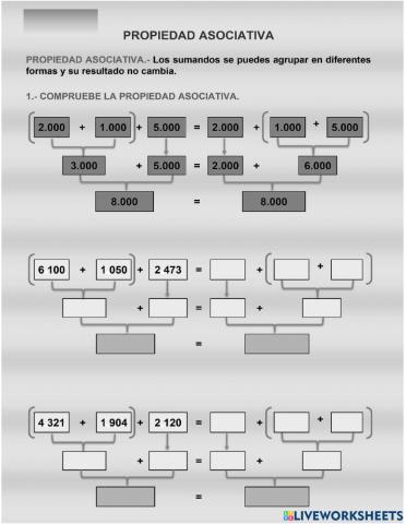 Propiedad asociativa