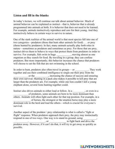 Summit 1 - Unit 6 - Lesson 3 Listening