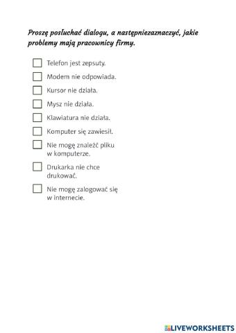 Problemy z komputerem