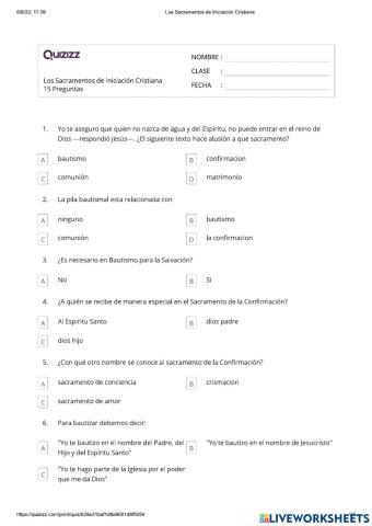 Sacramentos de iniciación cristiana