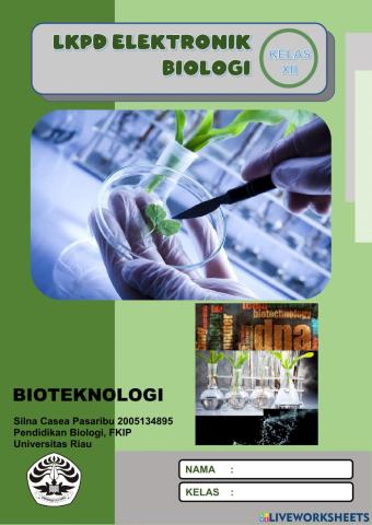 Lkpd bioteknologi