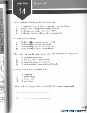 Prophet Musa (A) and Khidir