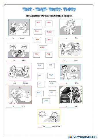 This that these those.