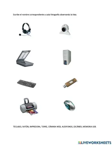 Vocabulario Tecnología