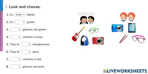 Grammar 1 - Possessive adjectives