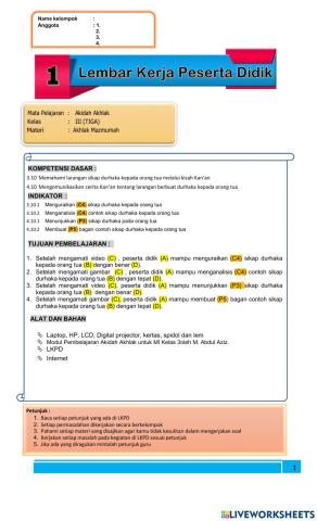 Sikap durhaka pada orang tua
