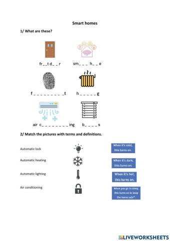 Smart homes