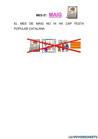 Festa populars maig juny i juliol