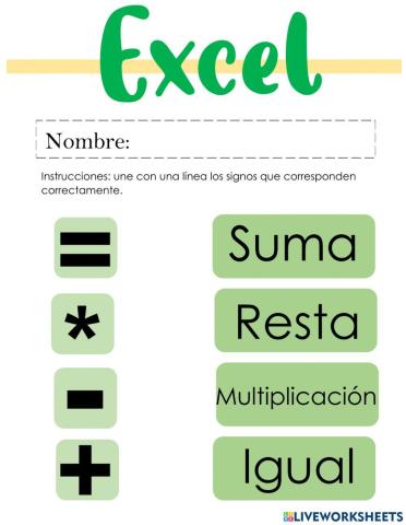 Signos Excel