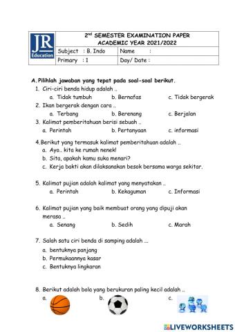 2nd semester 2022 BI Jimmy Huang