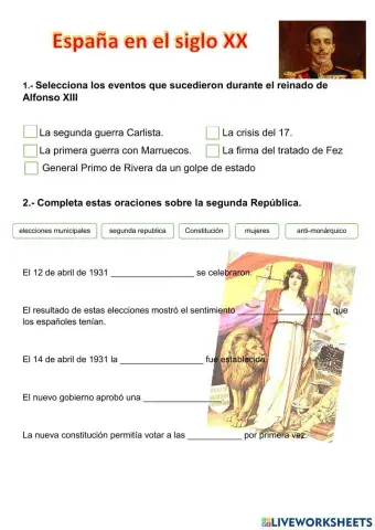 España en el siglo XX