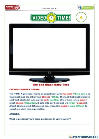 The Sad Black Baby Test