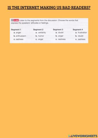 Is the Internet Making Us Bad Readers?